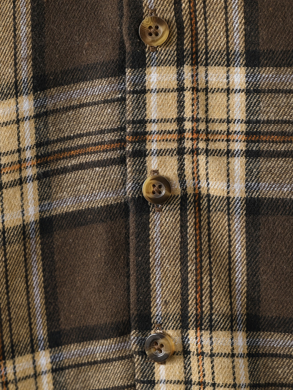 Conjunto de 2 Piezas para Niño con Camisa de Cuadros a Botones y Pantalón Casual Estilo Cargo en Color Marrón (Traje de Otoño Versátil y Cómodo) (4Y - 8Y)