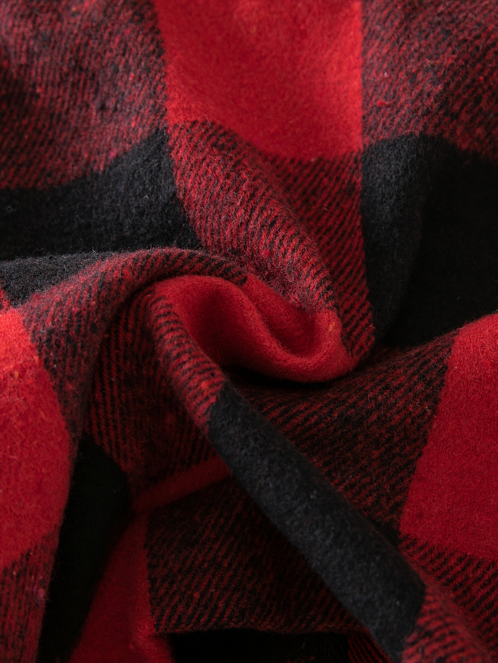 Conjunto de 2 Piezas "Red Lumberjack" para Niño – Chaqueta de Cuadros Rojos y Negros con Pantalón Casual (Primavera/Otoño (3M - 3Y)