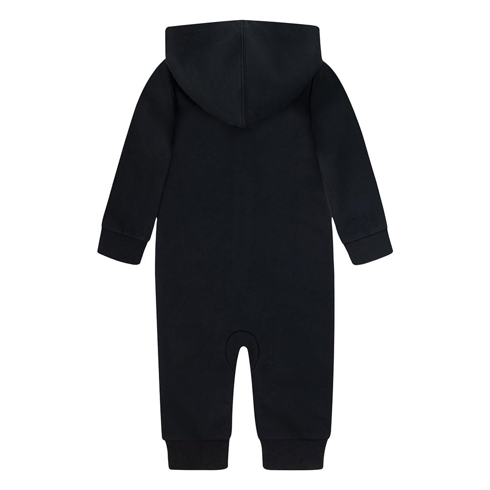 Mono con Capucha y Cremallera Nike Essentials | Rizo Francés | Negro | Bebé/Niño (0M - 24M)