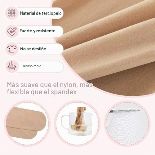 Mallas Ballet Nina Pack 6 Pares Terciopelo Ultra Suave Sin Costuras Nailon Baile Diario Escolar Navidad (6-14T)