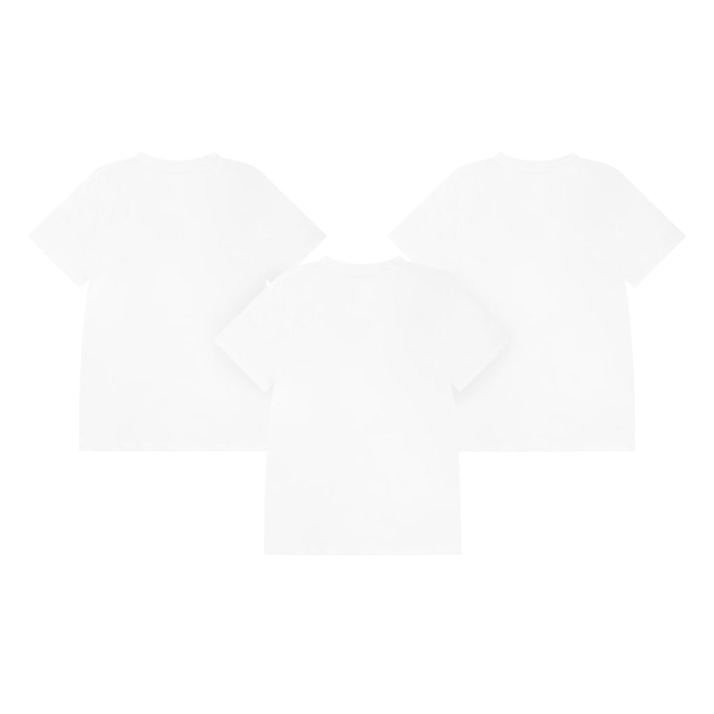Polo Ralph Lauren | Camisetas Interior Niño Pack 3 Algodón 4D-Flex Blanco Pony Negro Manga Corta (6T - 16T)