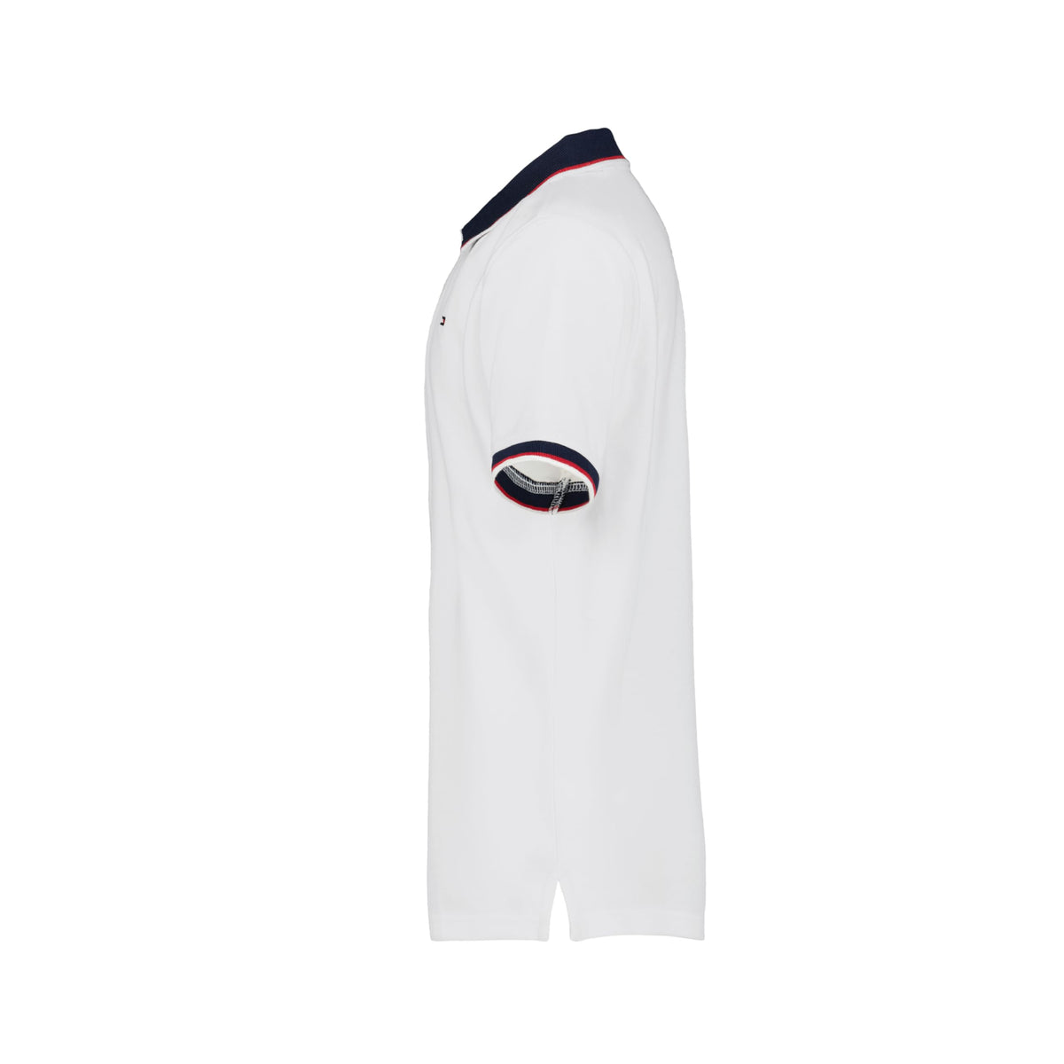 Tommy Hilfiger | Polo Piqué Manga Corta Tipped Blanco Niño (8T - 16T)