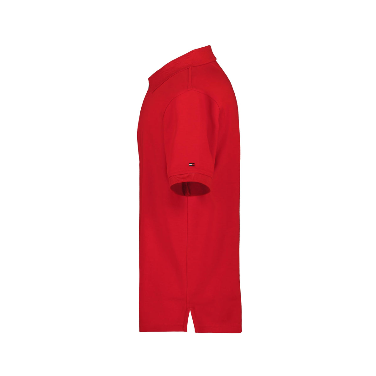 Tommy Hilfiger | Polo Manga Corta con Cremallera Rojo Niño (8T - 16T)
