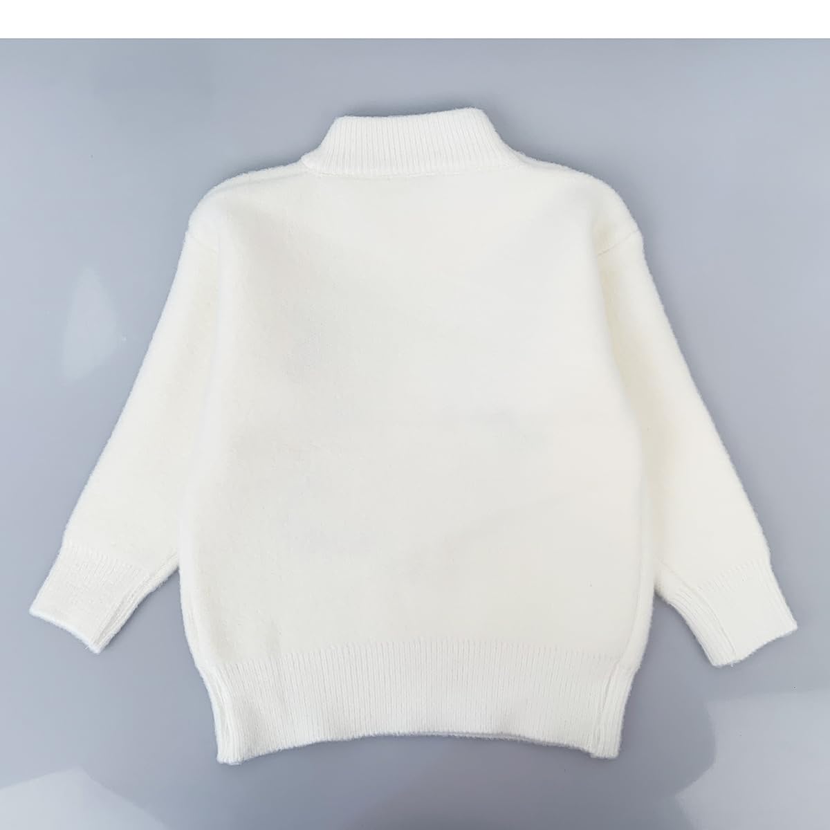 Conjunto 2 Piezas para Niña: Suéter con Osito Corona 3D y Jeans Wide-Leg Bordados  (Solo 5-6T)
