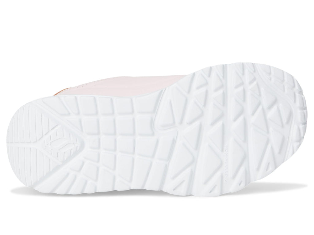 Skechers - Tenis Deportivos Uno Lite - Charming Lite con Detalle de Pulsera de Dijes para Niña (Rosa Claro/Multicolor) (Talla 27 - 40)