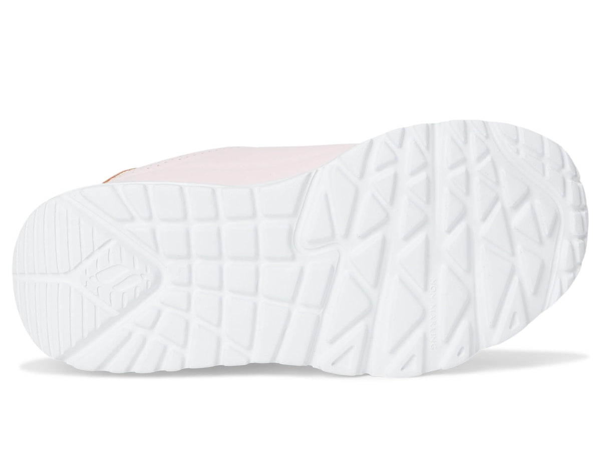Skechers - Tenis Deportivos Uno Lite - Charming Lite con Detalle de Pulsera de Dijes para Niña (Rosa Claro/Multicolor) (Talla 27 - 40)
