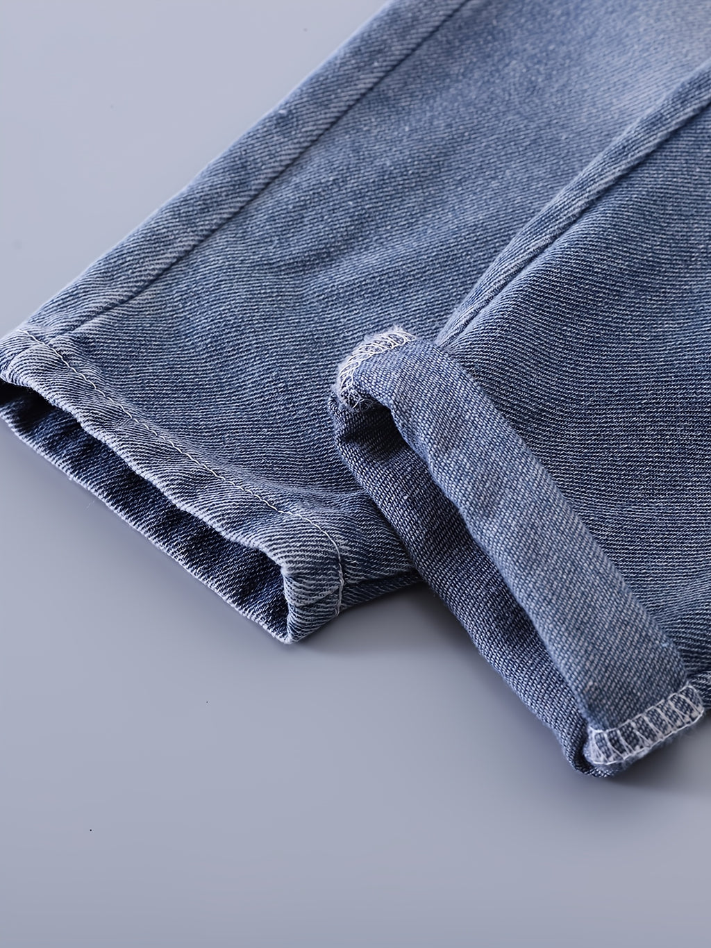 Conjunto de 2 Piezas para Niño con Camisa de Rayas de Manga Larga y Pantalón de Mezclilla (Atuendo Casual y Versátil de Otoño/Primavera) (9M - 6Y)