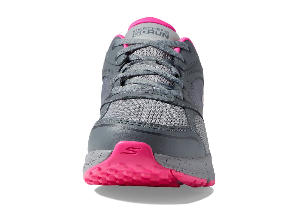 Skechers - Tenis Deportivos Go Run Consistent - Vivid Horizon con Amortiguación (Gris/Rosa)  (Talla Adulta 35 - 41)