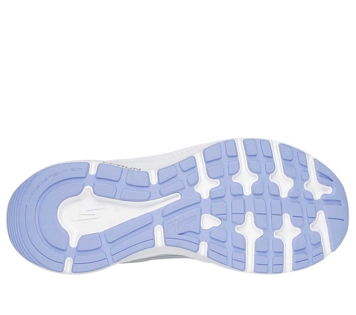 Skechers -Tenis Deportivos Go Run Consistent con Amortiguación Ultraligera para Mujer (Gris/Lila) (Talla Adulta 35 - 41)