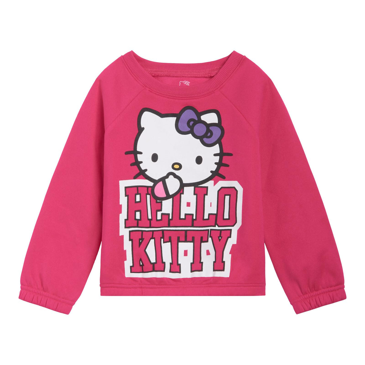 Conjunto Hello Kitty para Niña – Sudadera con Capucha y Pantalón Acampanado