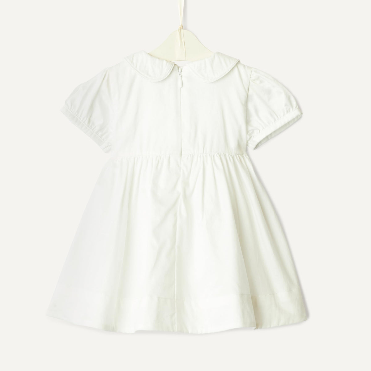 Amazon Essentials x Sofia Grainge | Vestido Satén Algodón Niña - Blanco Marfil