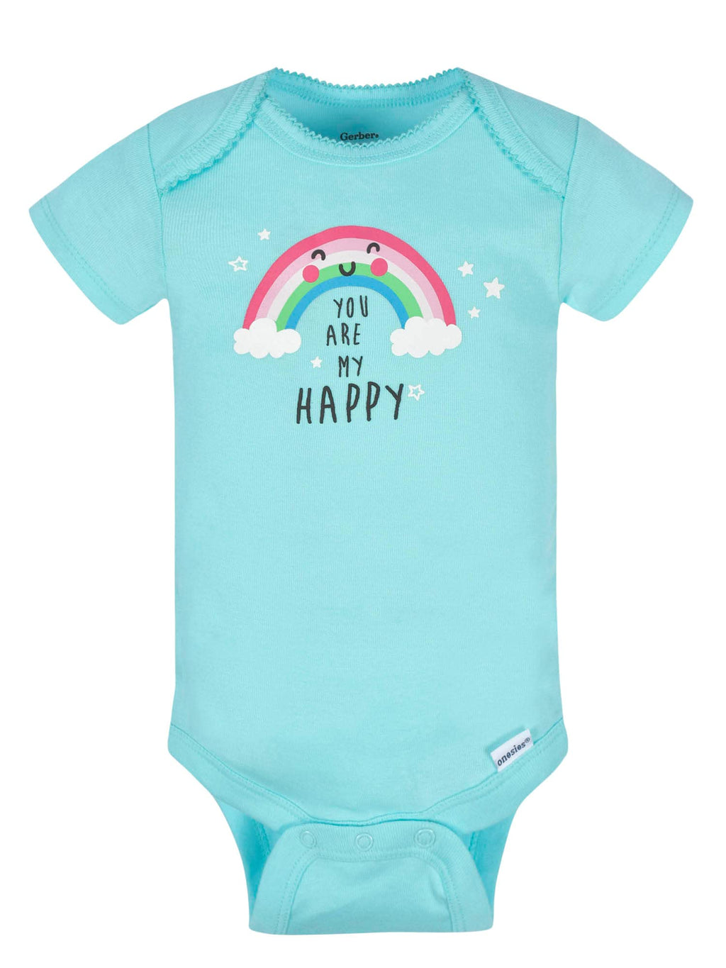 Gerber | Pack 8 Bodies Manga Corta para Niña Bebé — Onesies Collection