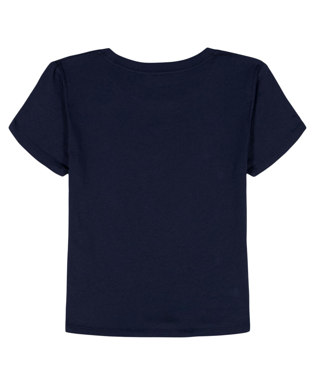 Tommy Hilfiger | Camiseta Nina Manga Corta | 100% Algodon | Cuello Redondo | Logo Grafico Tommy Hilfiger | Corte Ajustado | Dobladillo Recto | Azul Navy (7 - 10T)