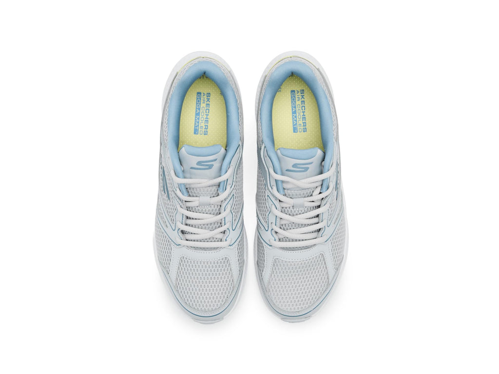 Skechers -Tenis Deportivos para Correr Skechers Go Run Consistent 2.0 con Amortiguación Ultraligera para Mujer (Gris/Azul Claro) (Talla Adulta 35 - 41)