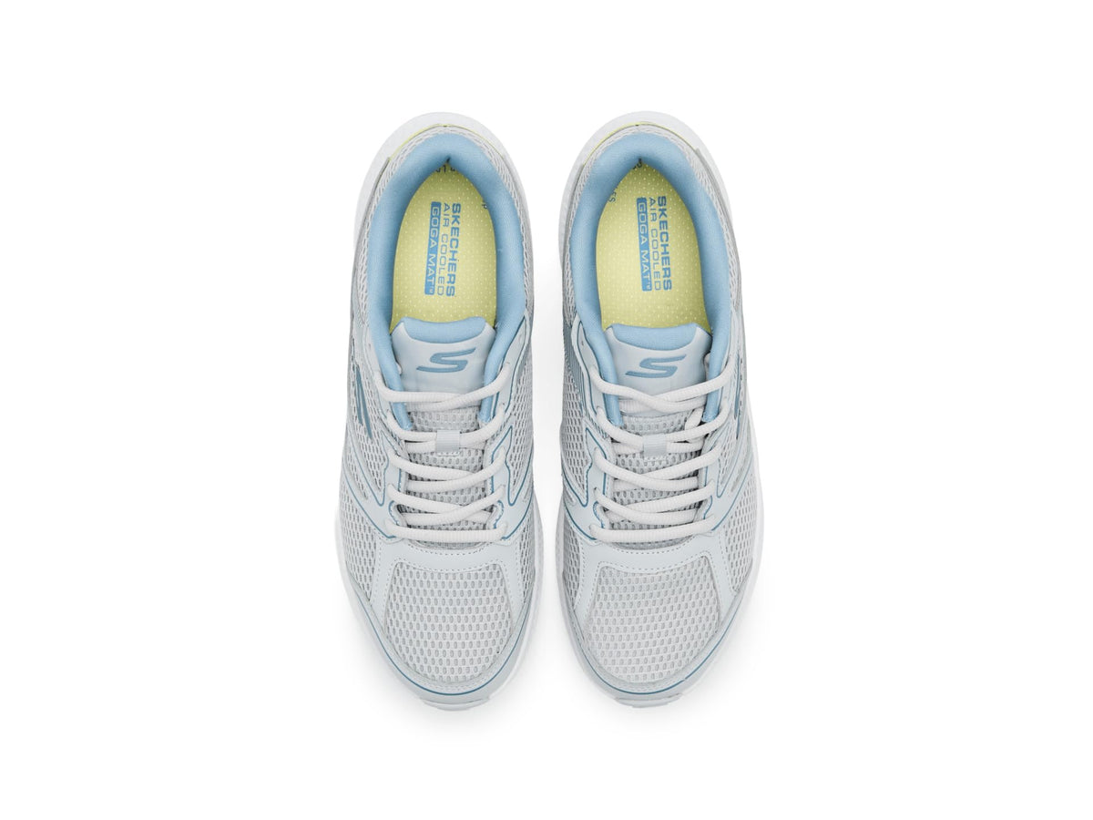 Skechers -Tenis Deportivos para Correr Skechers Go Run Consistent 2.0 con Amortiguación Ultraligera para Mujer (Gris/Azul Claro) (Talla Adulta 35 - 41)