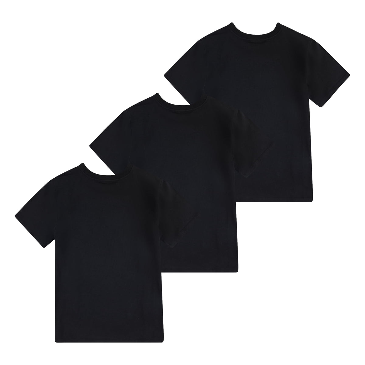 Polo Ralph Lauren | Camisetas Interior Niño Pack 3 Algodón 4D-Flex Negro Pony Rojo Manga Corta (6T - 16T)
