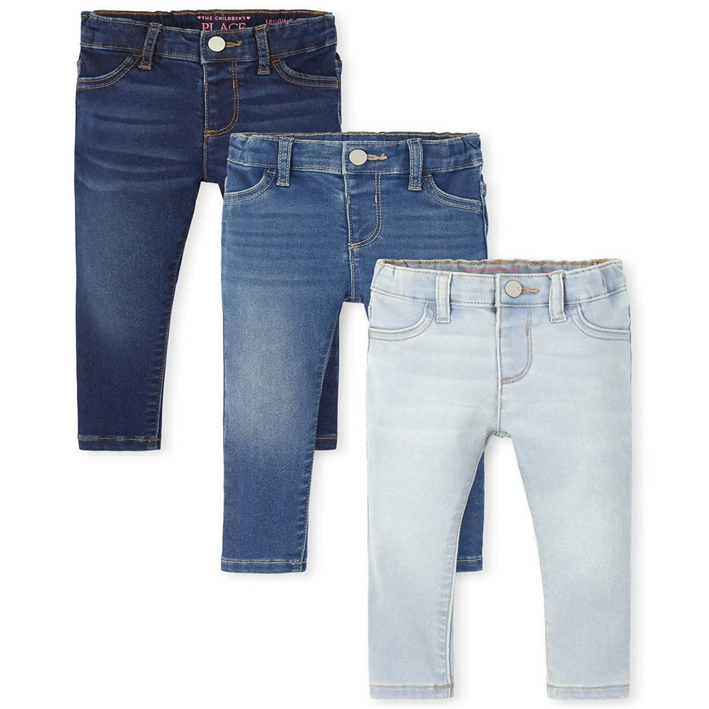 The Children's Place | Jeggings Jersey Francés con Sujeción Bebé y Niña