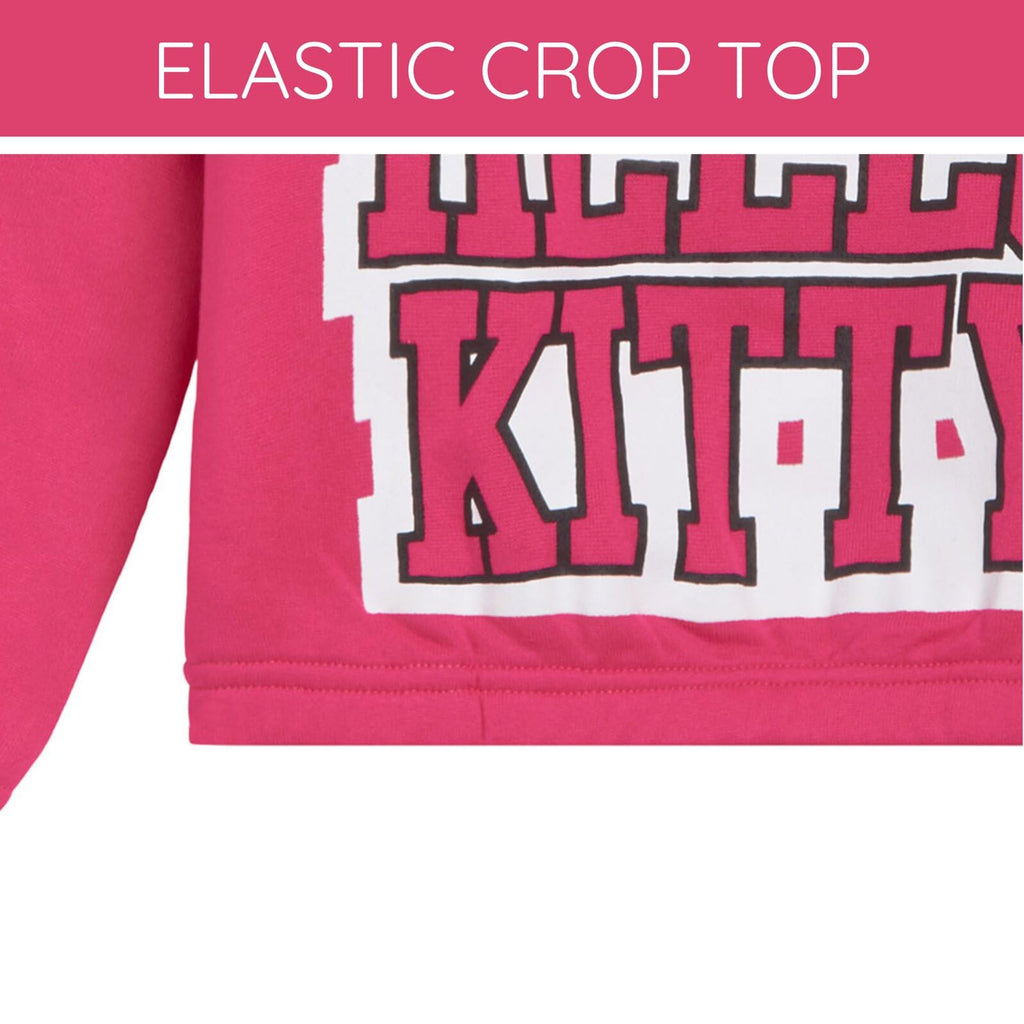 Conjunto Hello Kitty para Niña – Sudadera con Capucha y Pantalón Acampanado