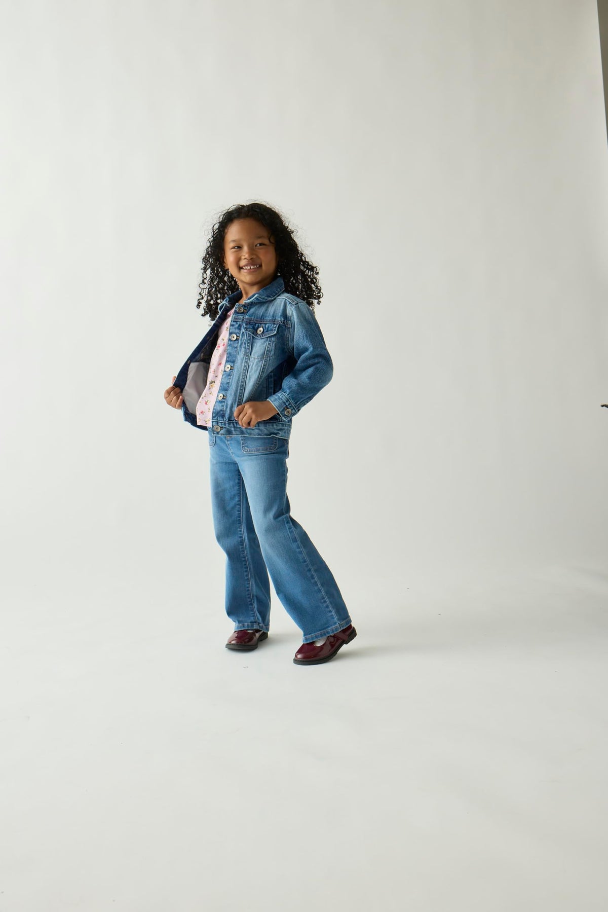 The Children's Place Jeans de Pierna Ancha con Lazos (12M - 5T)