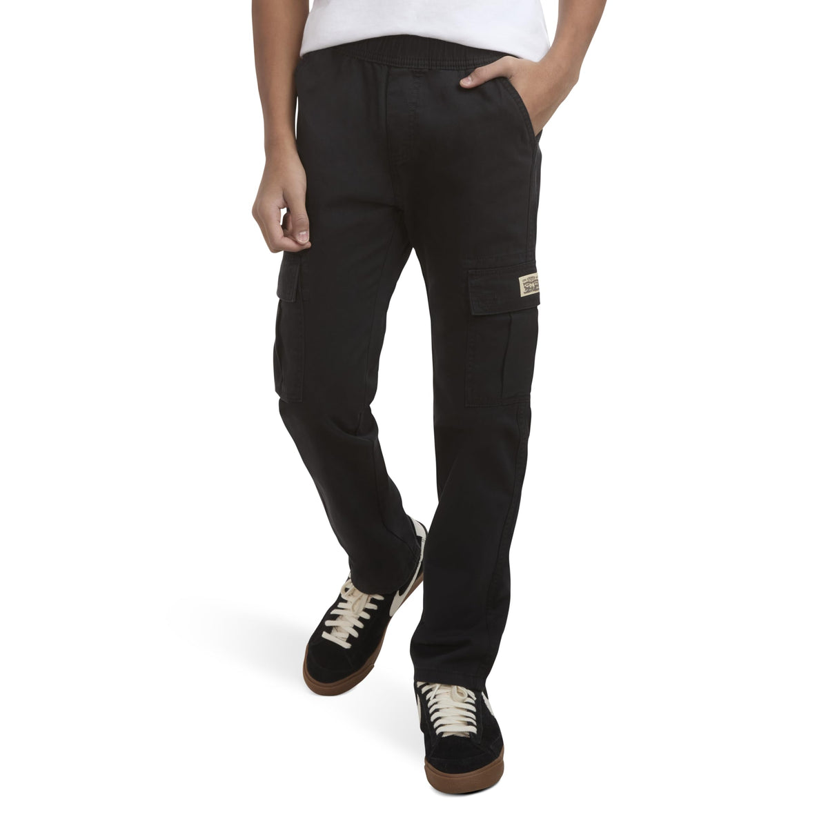 Levi's | Pantalón Cargo Relaxed Sarga Negro Niño  (4T - 16T)