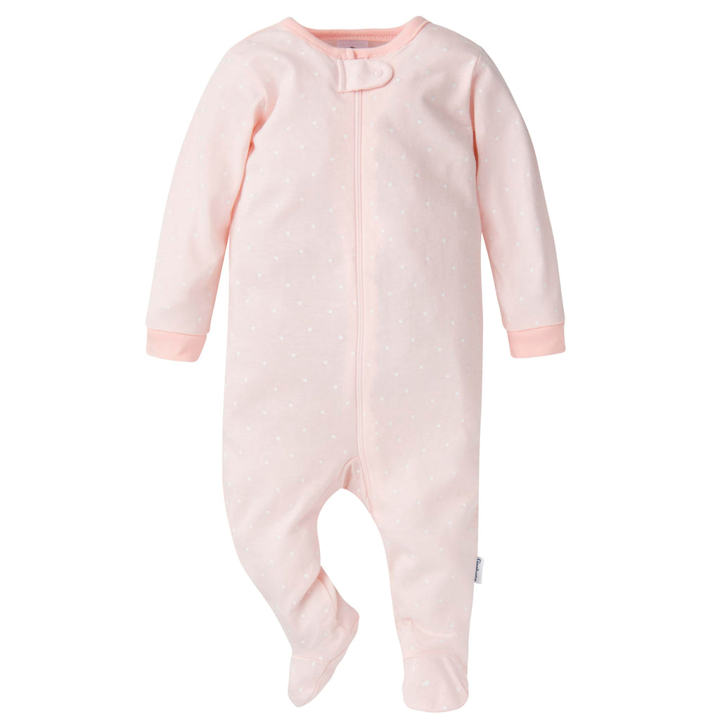 Gerber | Paquete 4 Mamelucos Sleep N' Play para Bebé Niña