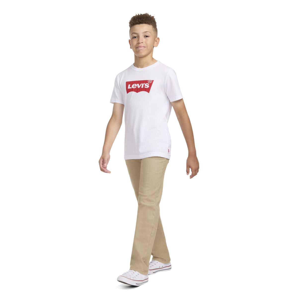 Levi's Pantalón 514 Recto Niño | Beige Khaki