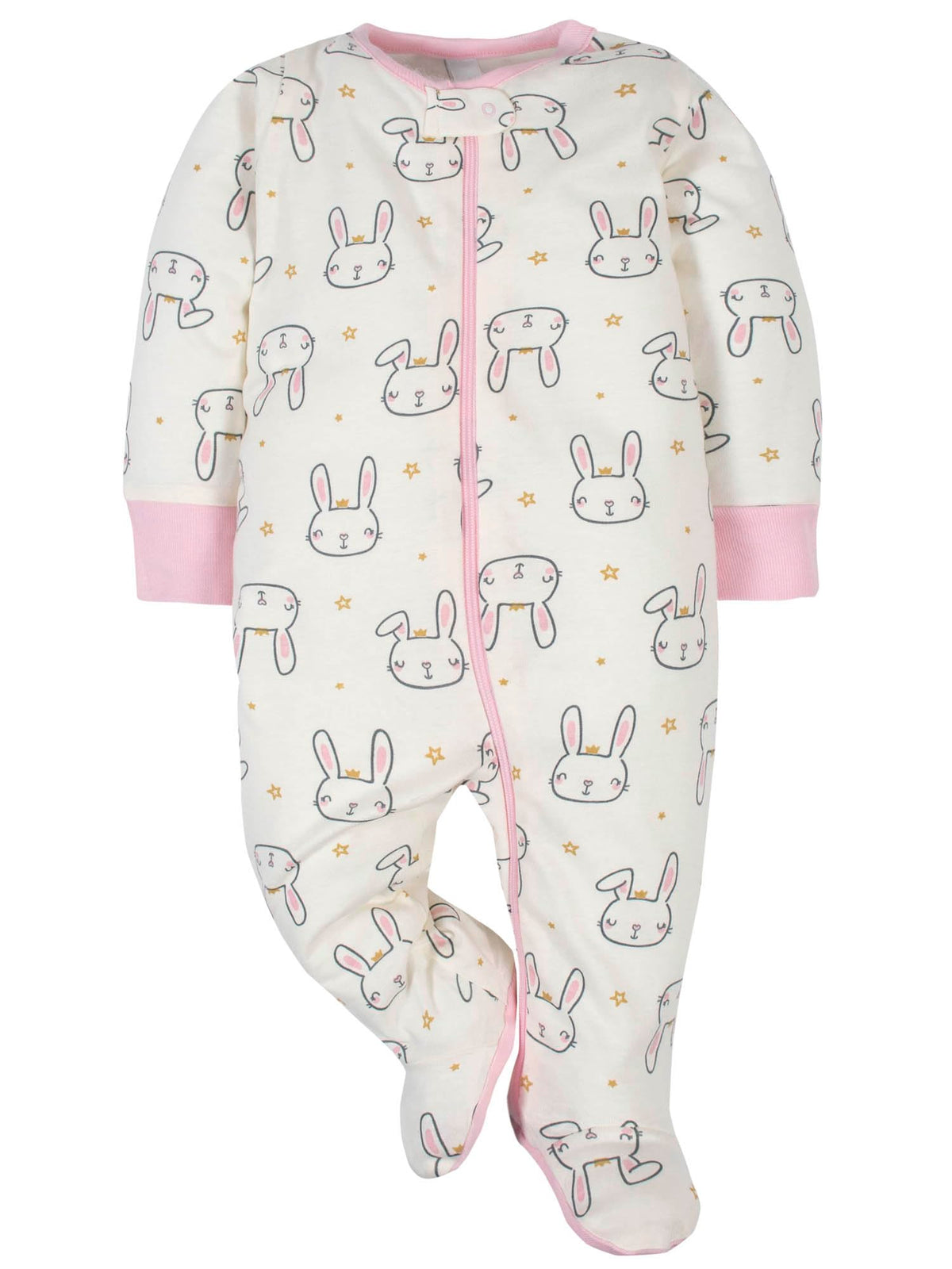 Gerber | Paquete 4 Mamelucos Sleep N' Play para Bebé Niña
