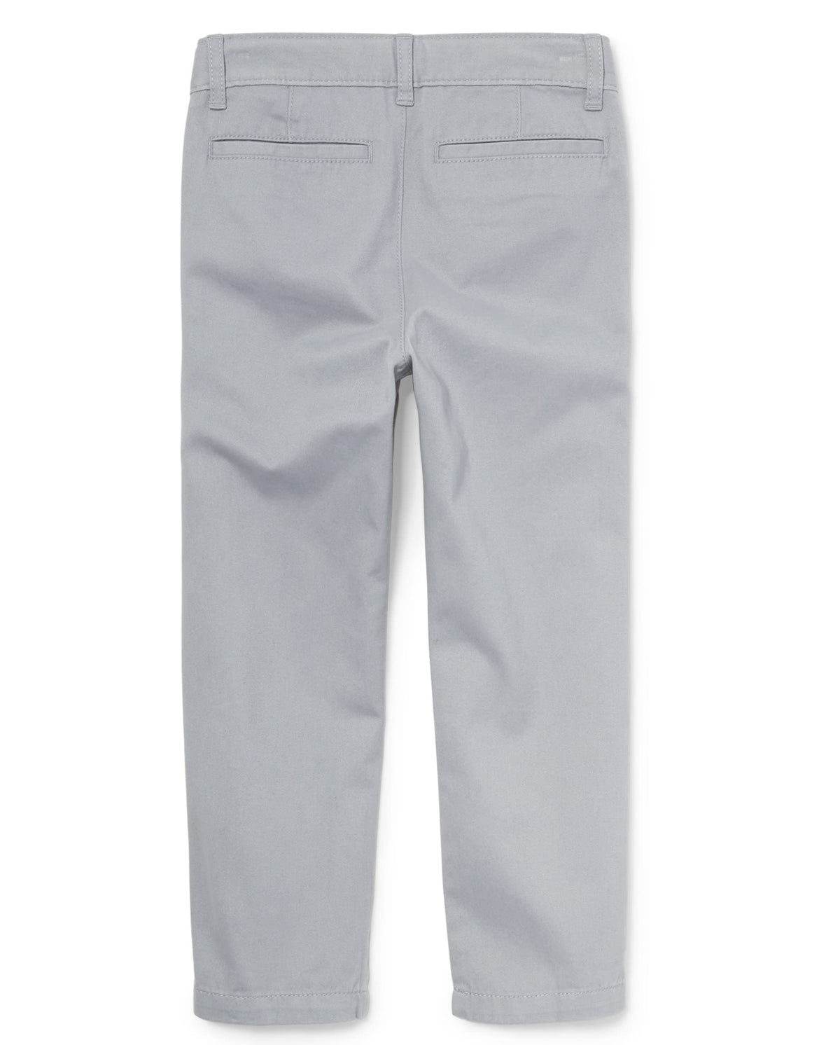 The Children's Place | Pantalón Chino Elástico Slim Gris Fin Gray Niño  (4T - 16T)