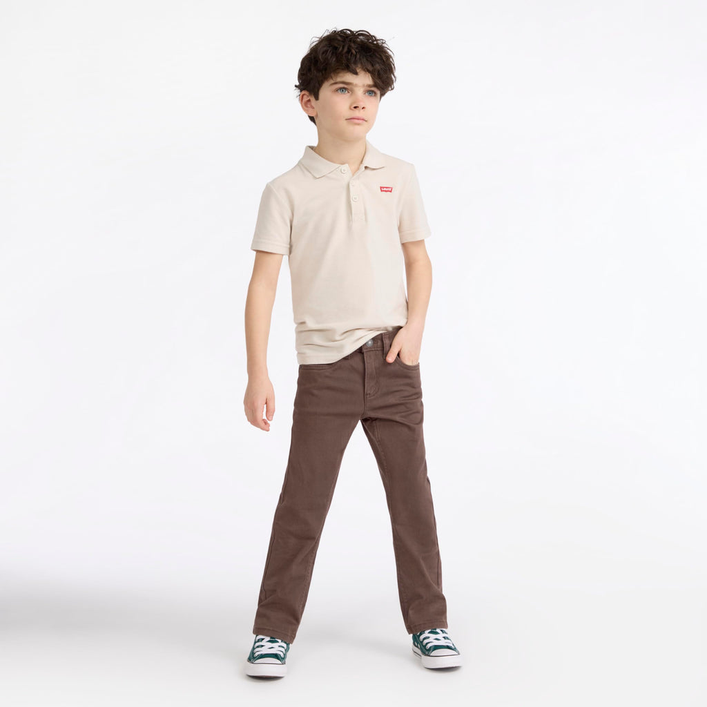 Levi's Pantalón 511 Slim Niño | Marrón Chocolate