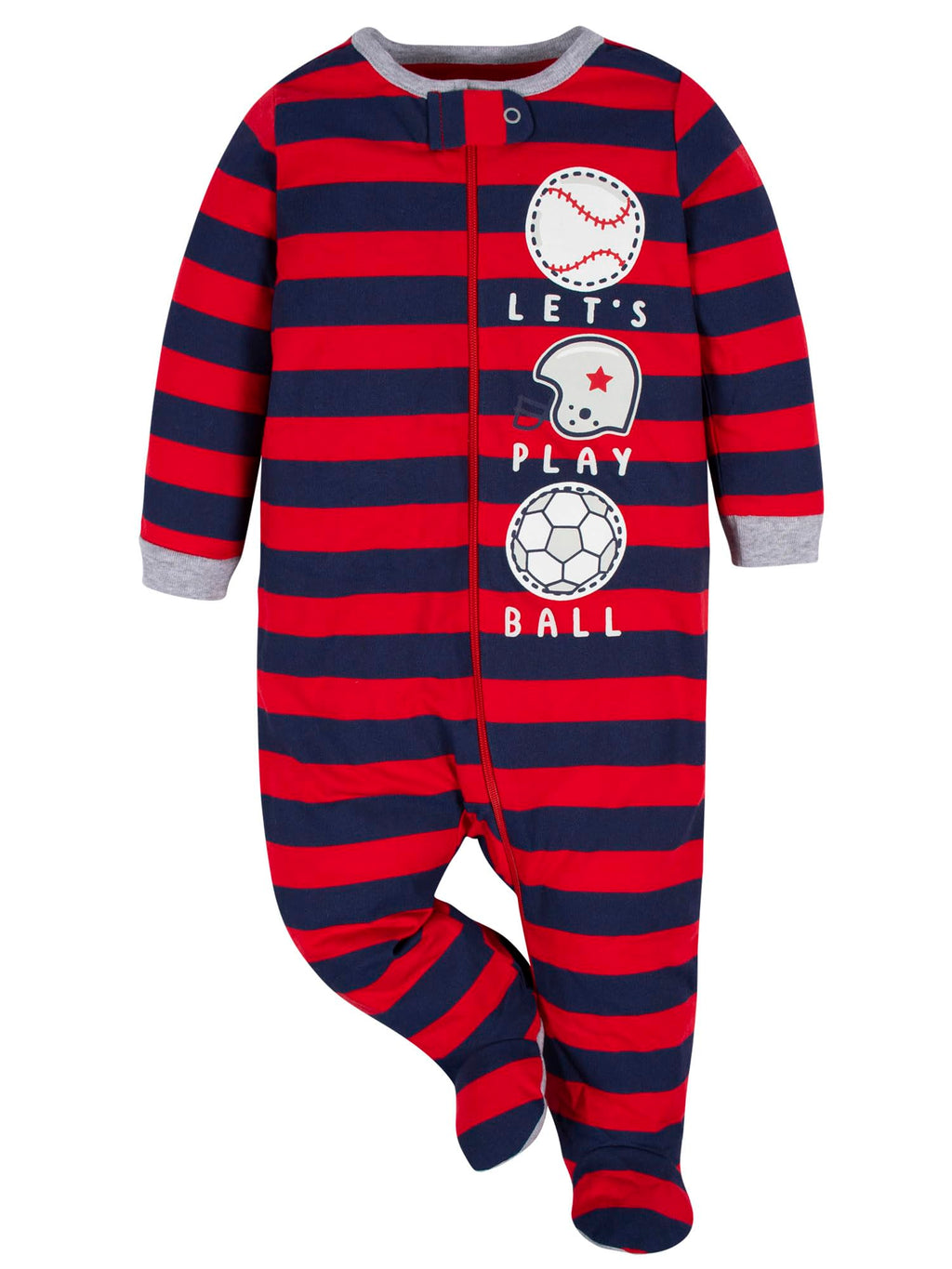 Gerber | Paquete 4 Pijamas Sleep N' Play con Pies Bebé Niño