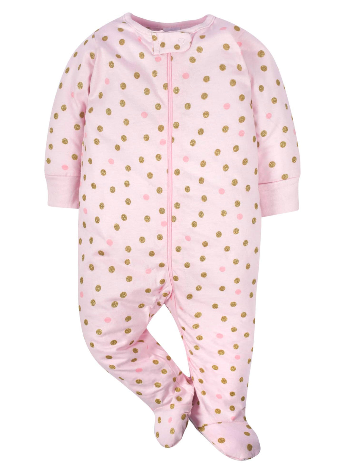 Gerber | Paquete 4 Mamelucos Sleep N' Play para Bebé Niña