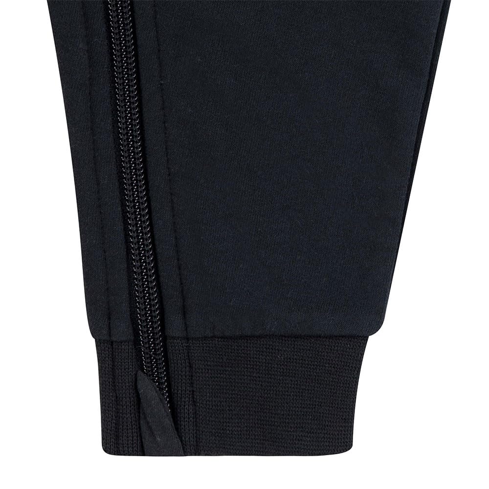 Mono con Capucha y Cremallera Nike Essentials | Rizo Francés | Negro | Bebé/Niño (0M - 24M)