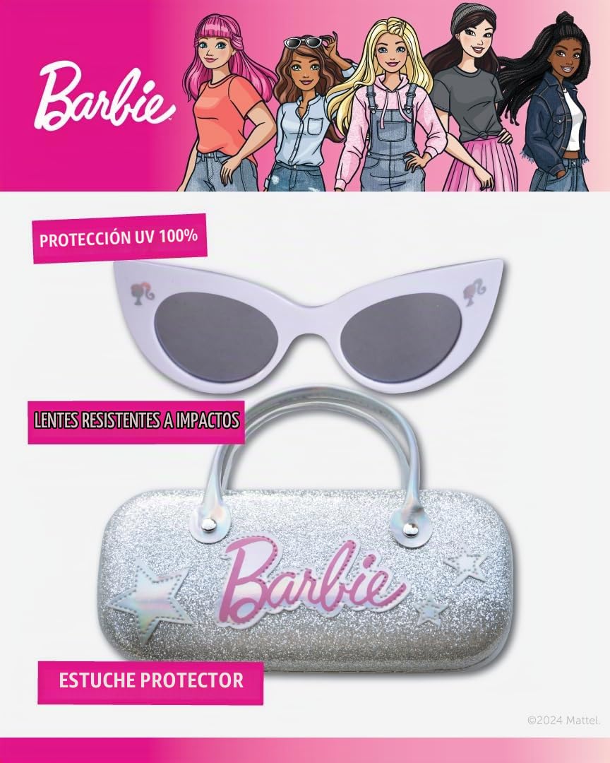 Set Barbie | Gafas de Sol Ojo de Gato con Estuche Rígido — Niñas