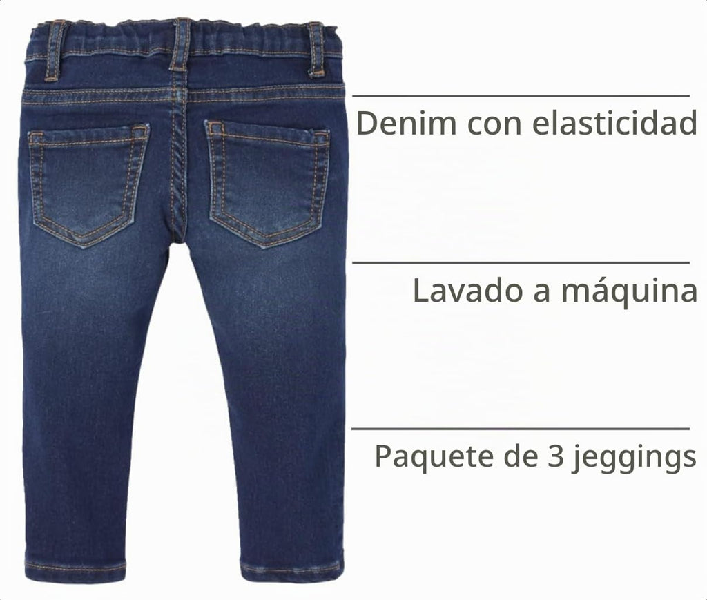 The Children's Place | Jeggings Jersey Francés con Sujeción Bebé y Niña