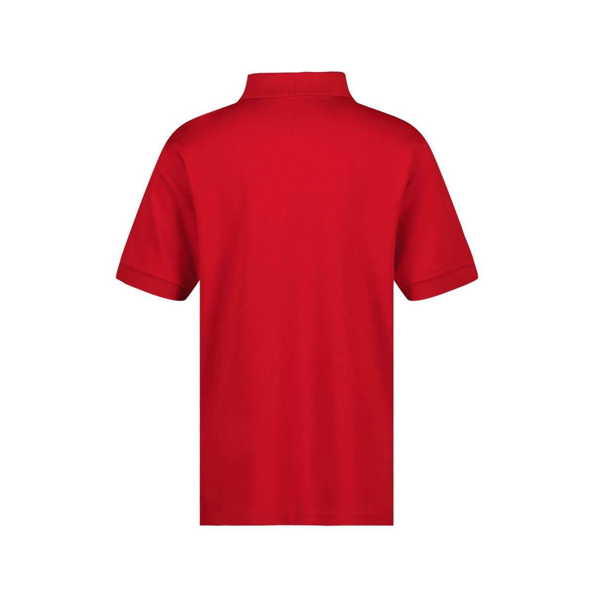 Tommy Hilfiger | Polo Manga Corta con Cremallera Rojo Niño (8T - 16T)