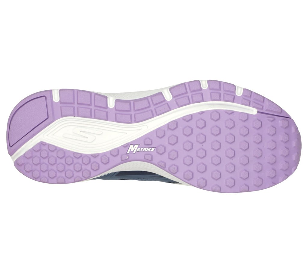 Skechers - Tenis Deportivos para Correr Skechers Go Run Consistent con Amortiguación Ultraligera para Mujer (Azul/Púrpura) (Talla Adulta 35 - 41)