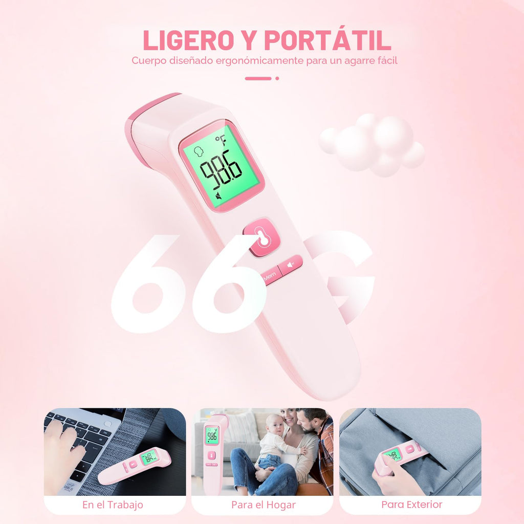 Termómetro Sin Contacto GoodBaby FC-IR202 – Lectura Rápida 1 Seg, Alarma de Fiebre