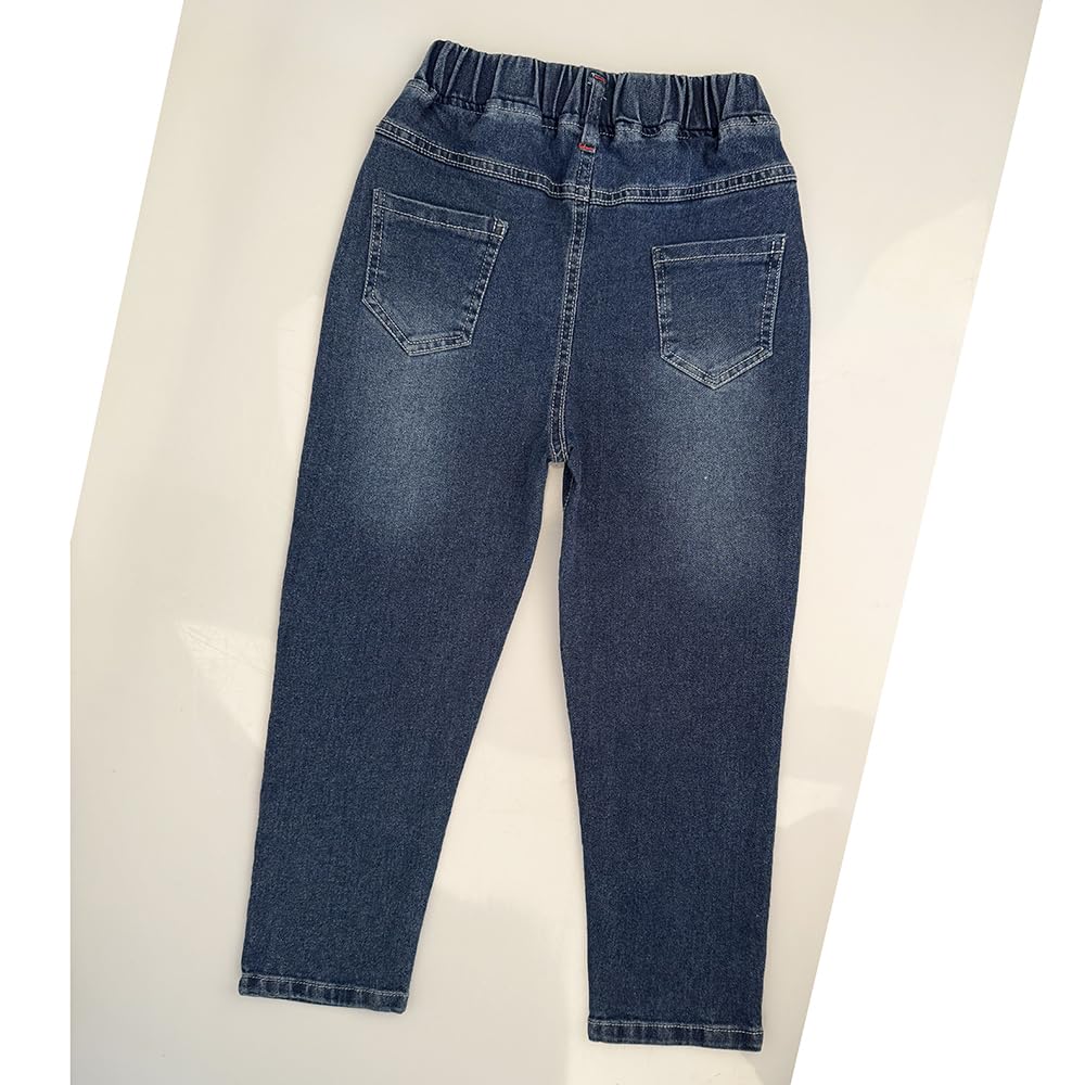Jean para Niña con Lazos Bordados y Destellos