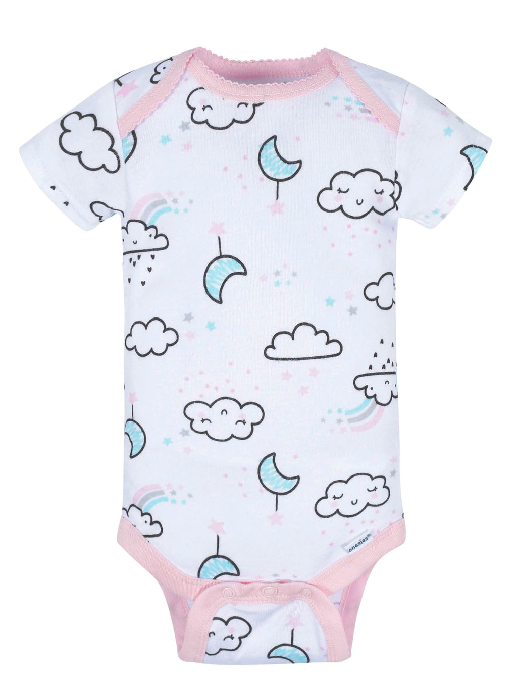 Gerber | Pack 8 Bodies Manga Corta para Niña Bebé — Onesies Collection