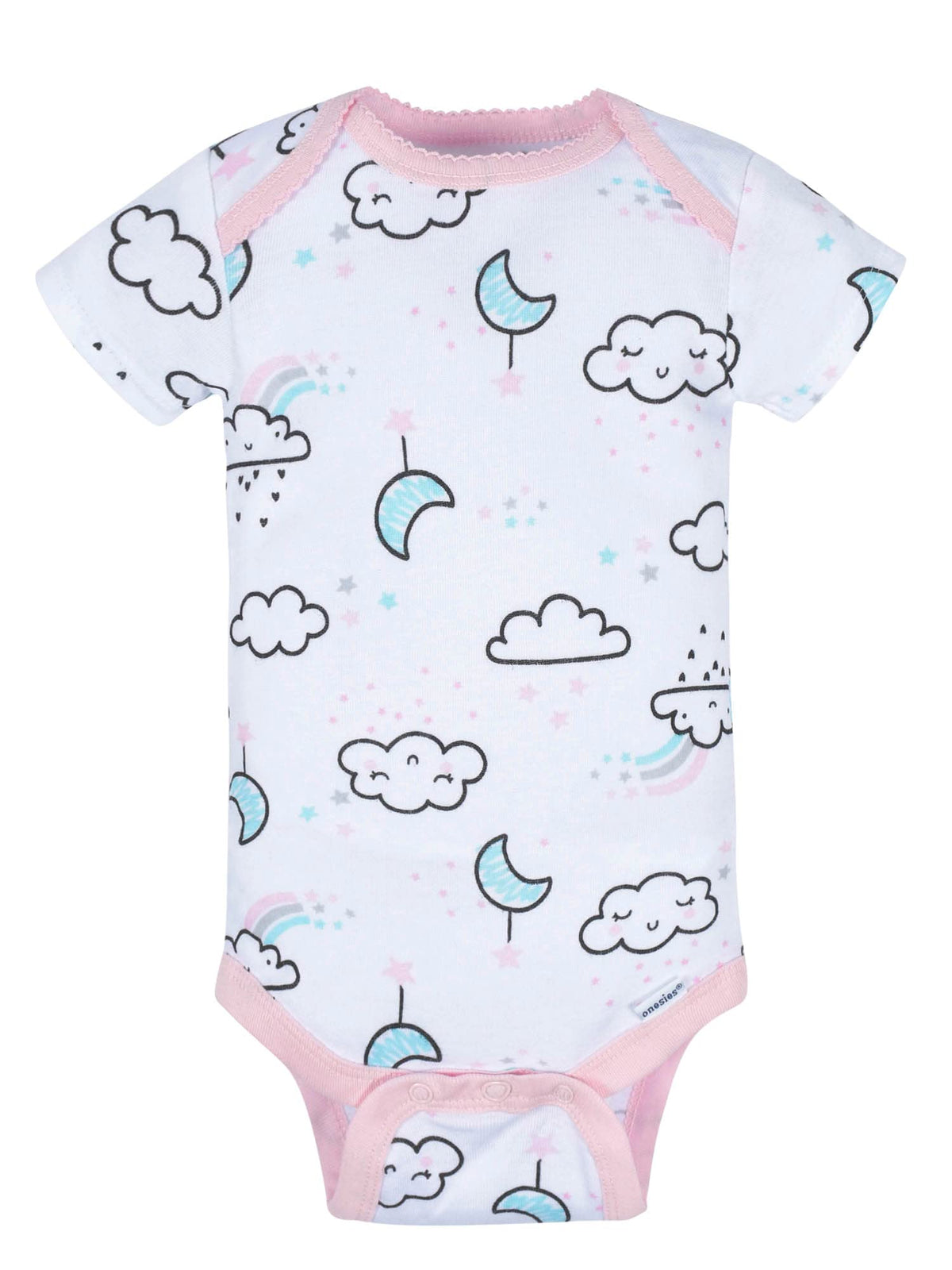 Gerber | Pack 8 Bodies Manga Corta para Niña Bebé — Onesies Collection