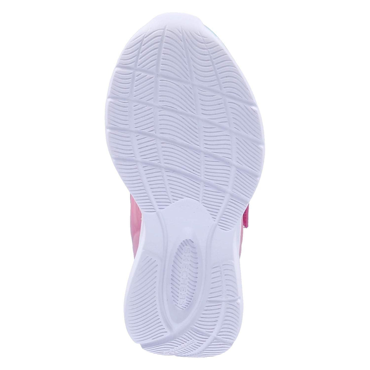 Skechers - Tenis Deportivos Repelentes al Agua  Girls' Microspec Advance con Cierre Adaptable para Niña (Degradado Pastel/Rosa) (Talla 27 - 36)