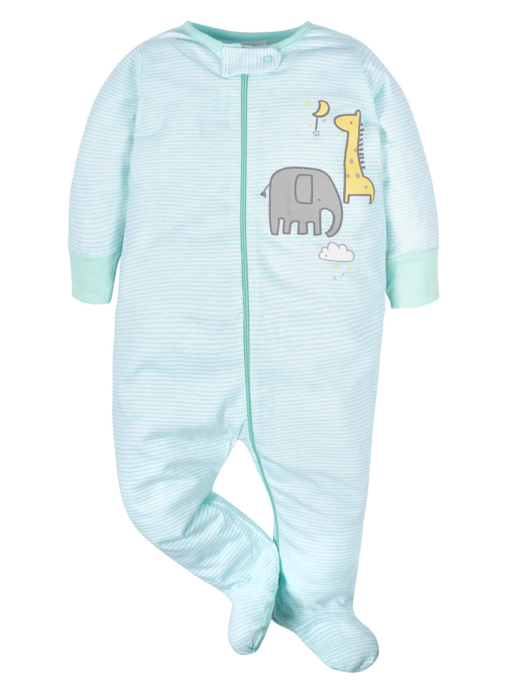 Gerber | Paquete 4 Mamelucos Sleep N' Play para Bebé Niña