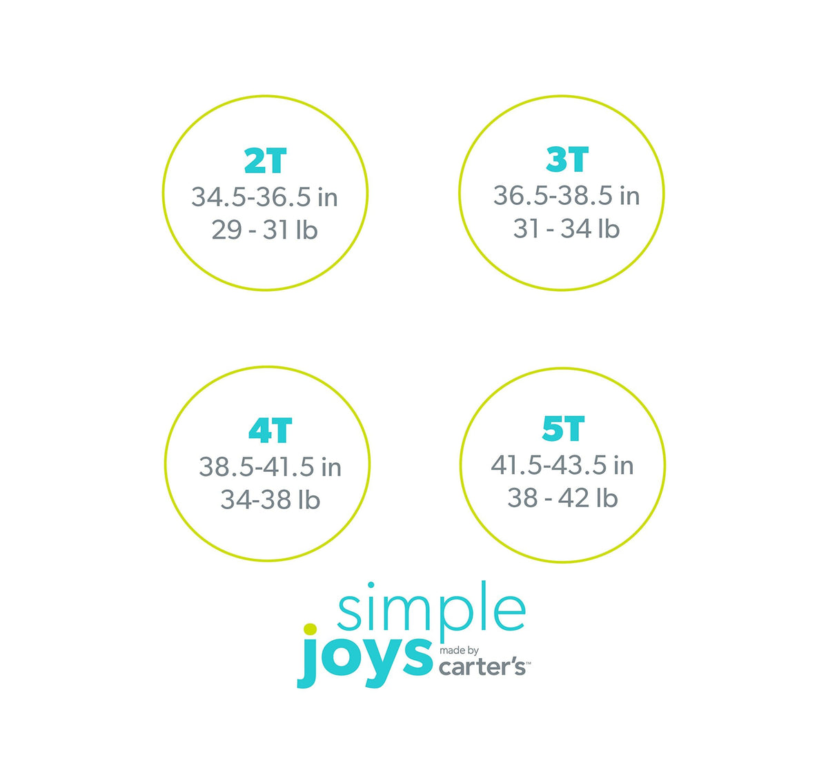 Simple Joys by Carter's Pack 2 Jeans Pull-On Niño | Mezclilla Cónica Relajada — Azul Navy + Gris • Cintura Elástica con Cordón