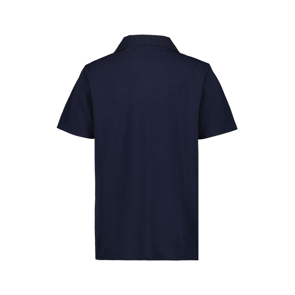 Tommy Hilfiger | Polo Piqué Johnny Cuello en V Azul Marino Niño (8T - 16T)