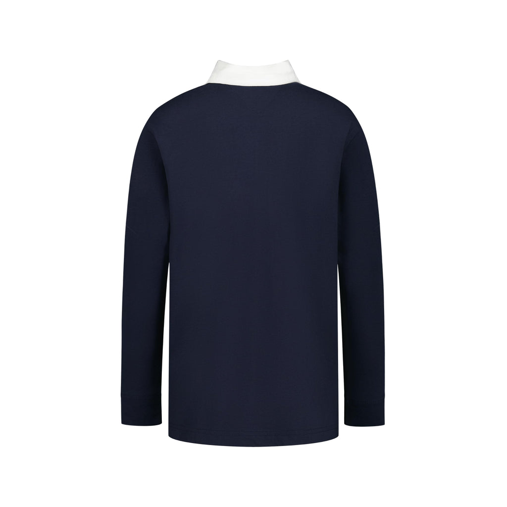 Tommy Hilfiger | Rugby Manga Larga College Stripe Azul Marino Niño (8T - 16T)