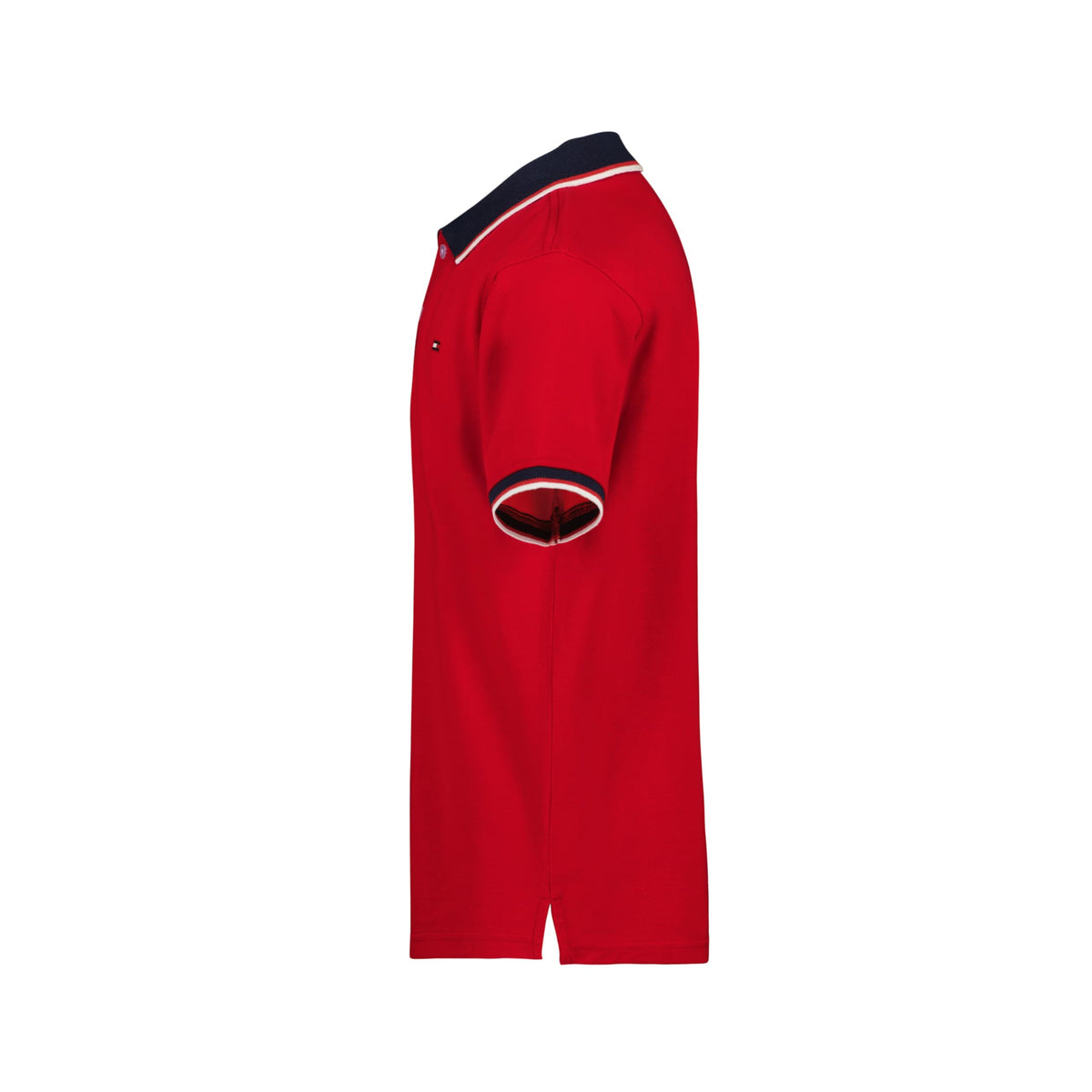 Tommy Hilfiger | Polo Piqué Manga Corta Tipped Rojo Niño  (8T - 16T)