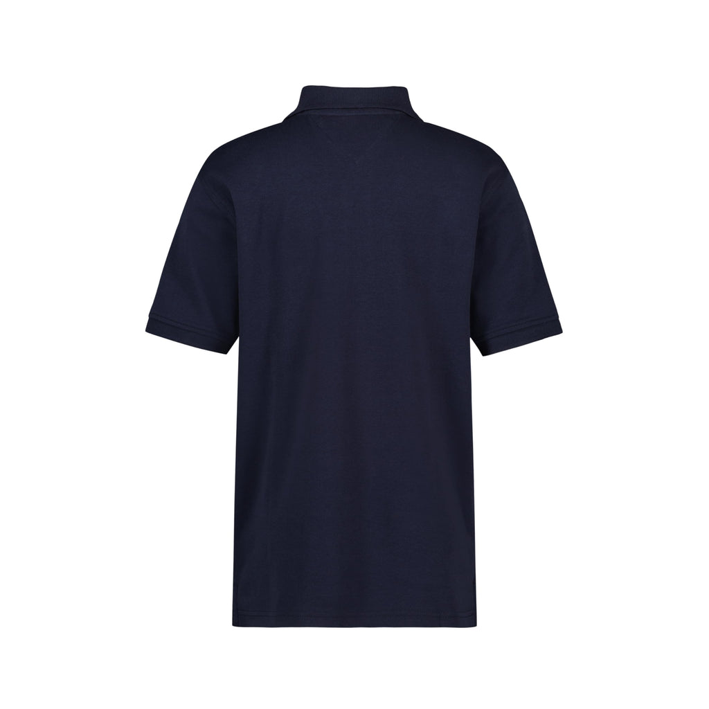 Tommy Hilfiger | Polo Manga Corta con Cremallera Niño Azul (8T - 16T)