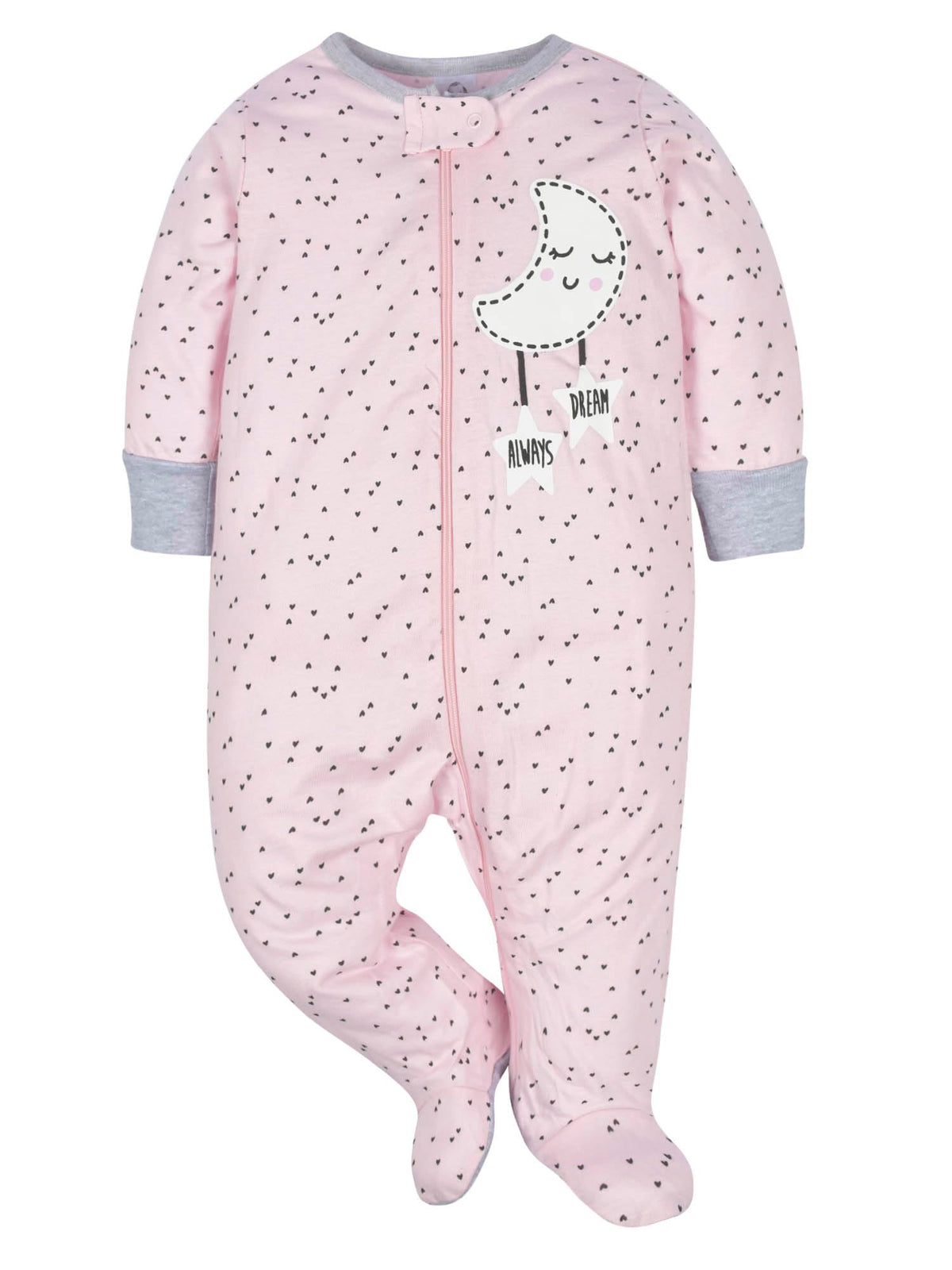 Gerber | Paquete 4 Mamelucos Sleep N' Play para Bebé Niña