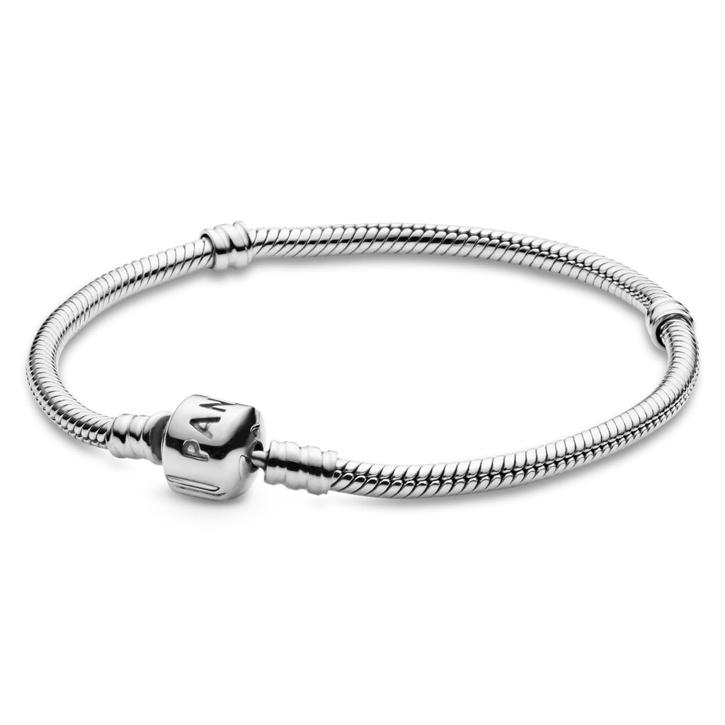 Pulsera Pandora Moments Cadena Serpiente Cierre de Barril