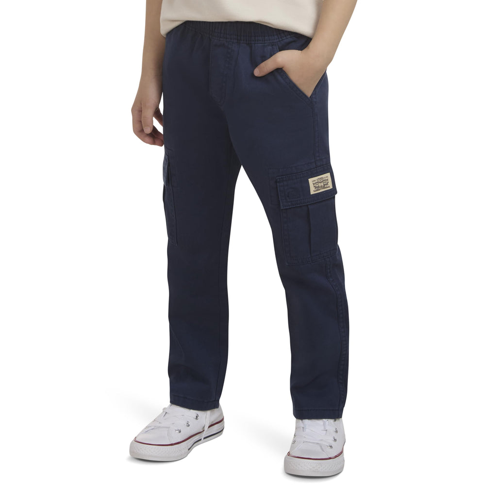 Levi's | Pantalón Cargo Relaxed Sarga Azul Marino Navy Niño (4T - 16T)